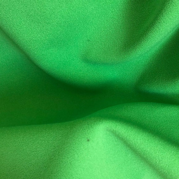 NWT BHLDN Aubree Stretch Crepe Ruched Square Neck Mini Dress | Green, Size Small - Picture 9 of 9